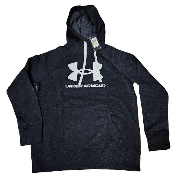Under Armour Women’s Hoodie – Black Speckled, Medium, NWT - Picture 1 of 8